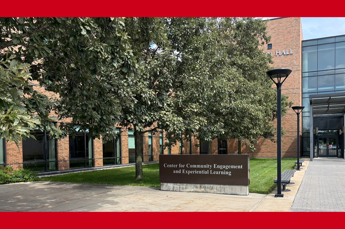 Center for Community Engagement sign